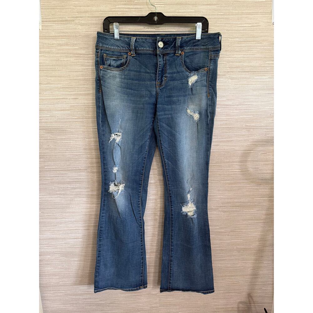 American Eagle Outfitters Kick Boot Super Stretch Jeans Size 10